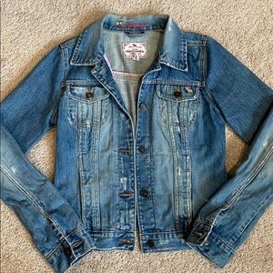 Girls abercrombie jean jacket